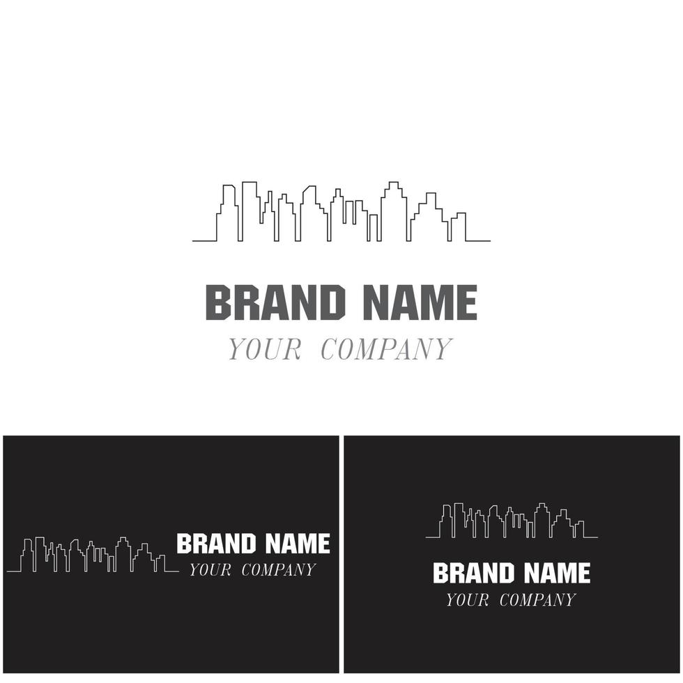 Modern City skyline . city silhouette. vector illustration in flat design