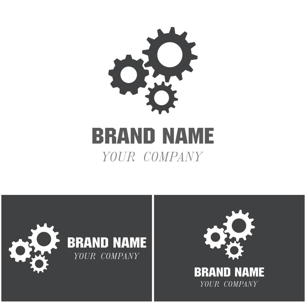 Gear Logo Template vector icon illustration design