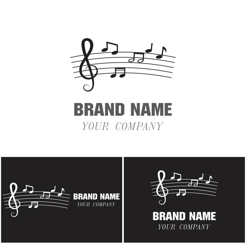 Music note Icon Vector illustration design