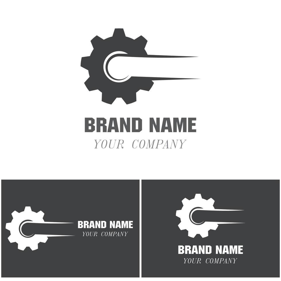 Gear Logo Template vector icon illustration design