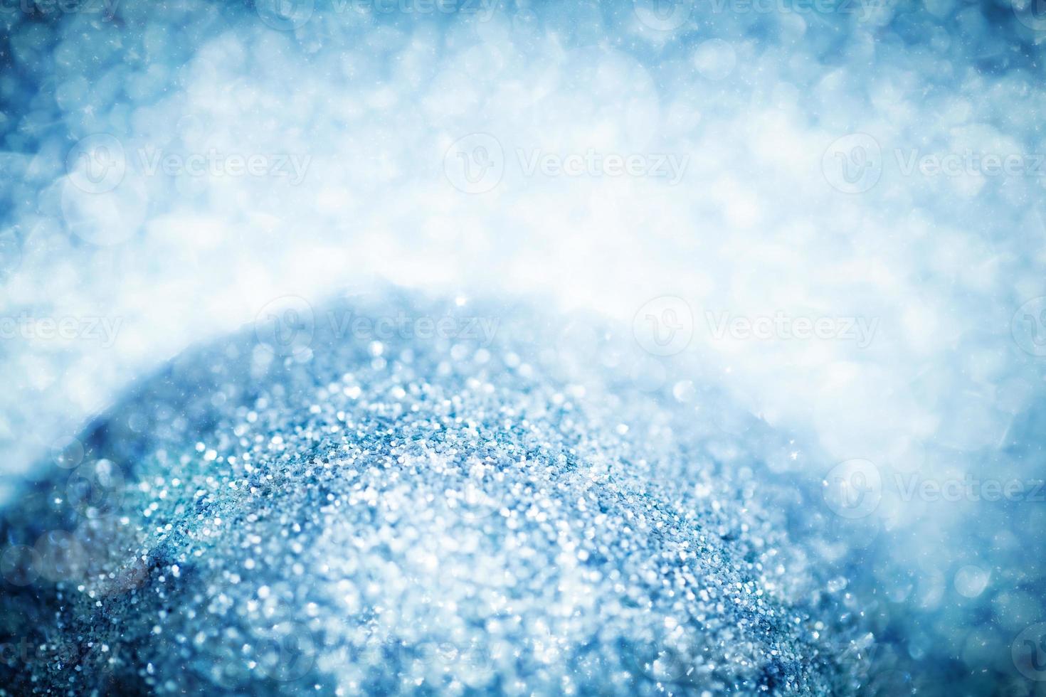 Close-up of christmas glass ball. Winter glitter background photo