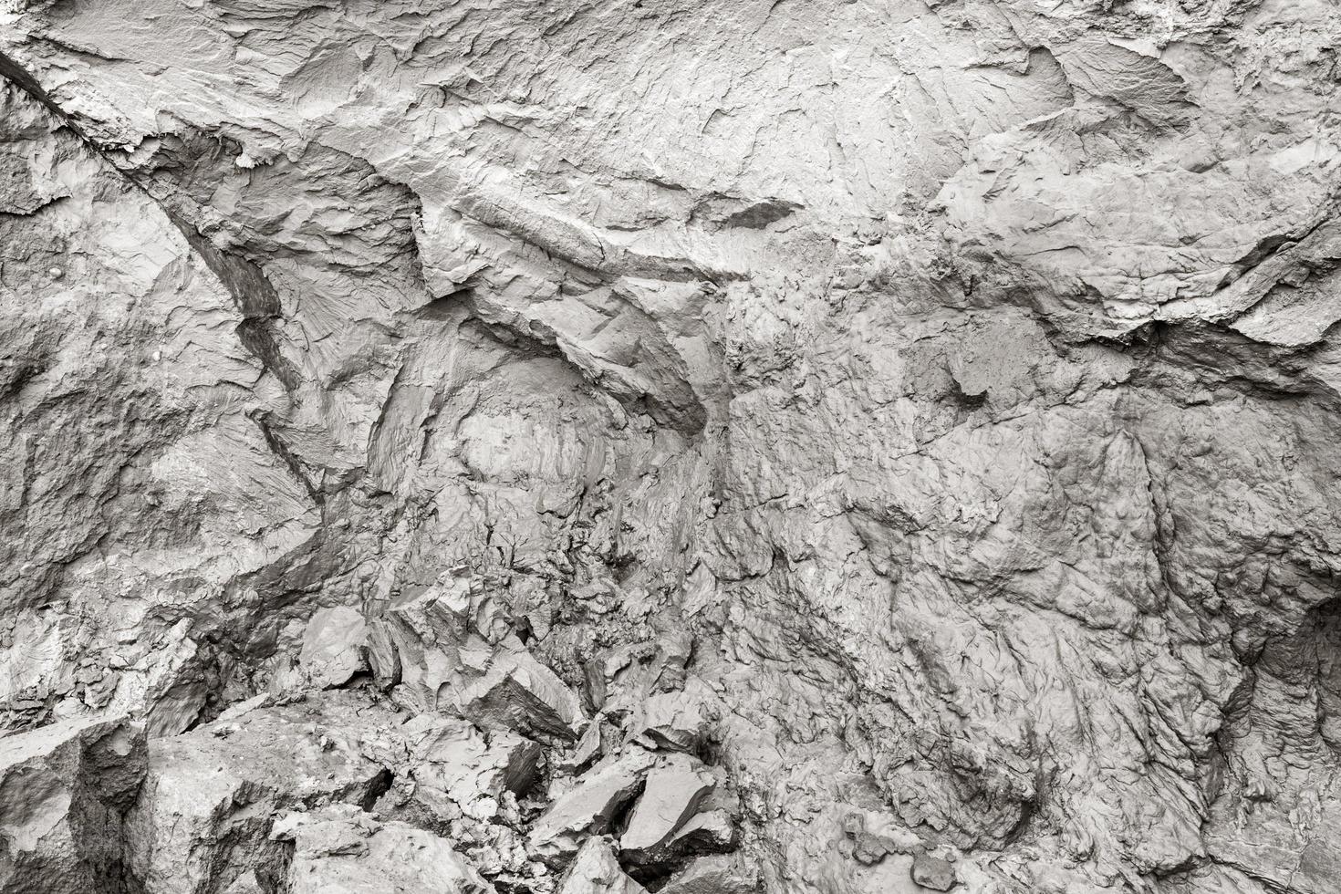 Cliff erosion. Mud, natural clay, cracks in rock background. photo
