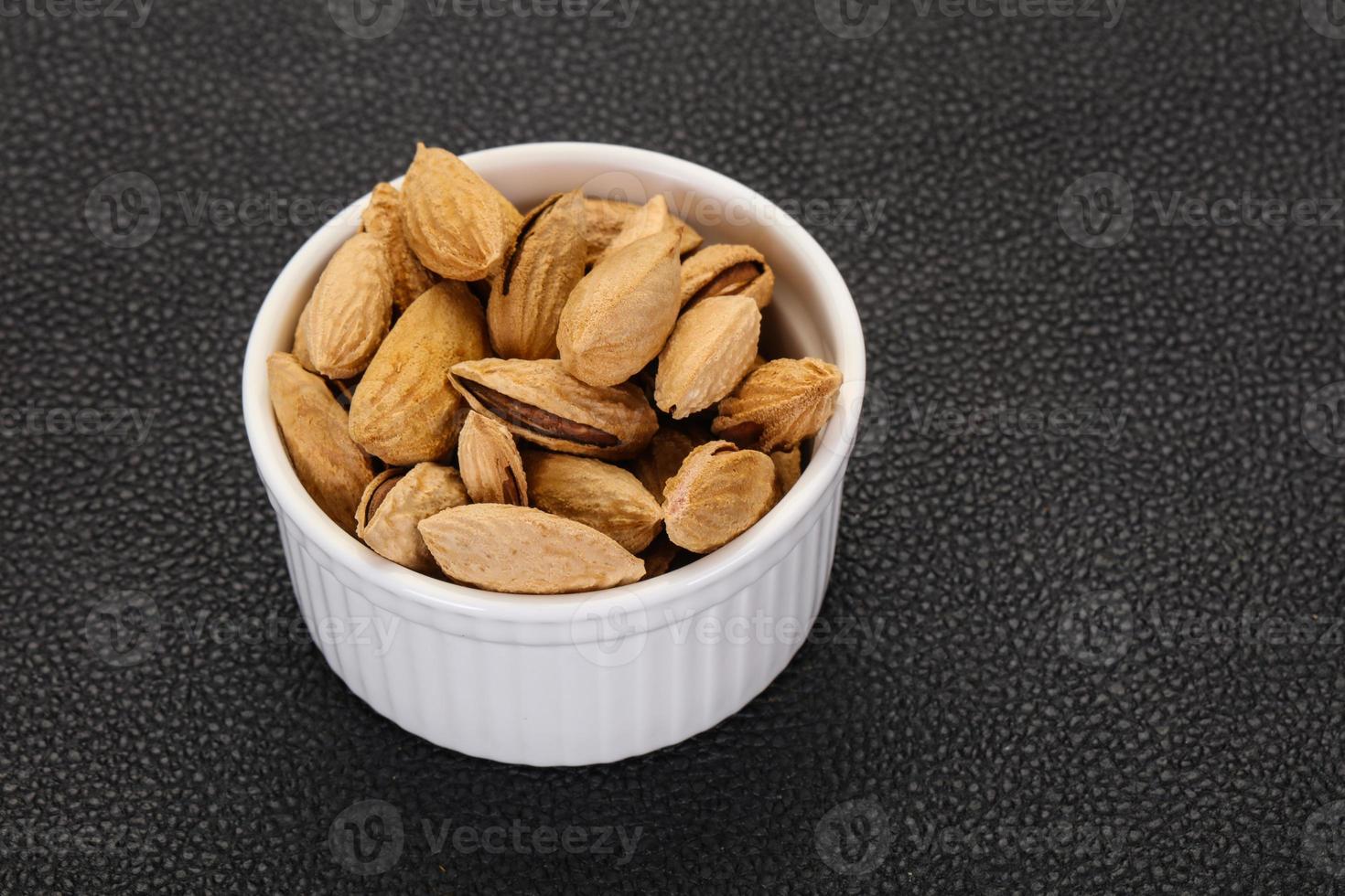Unpeeled Almonds nuts photo