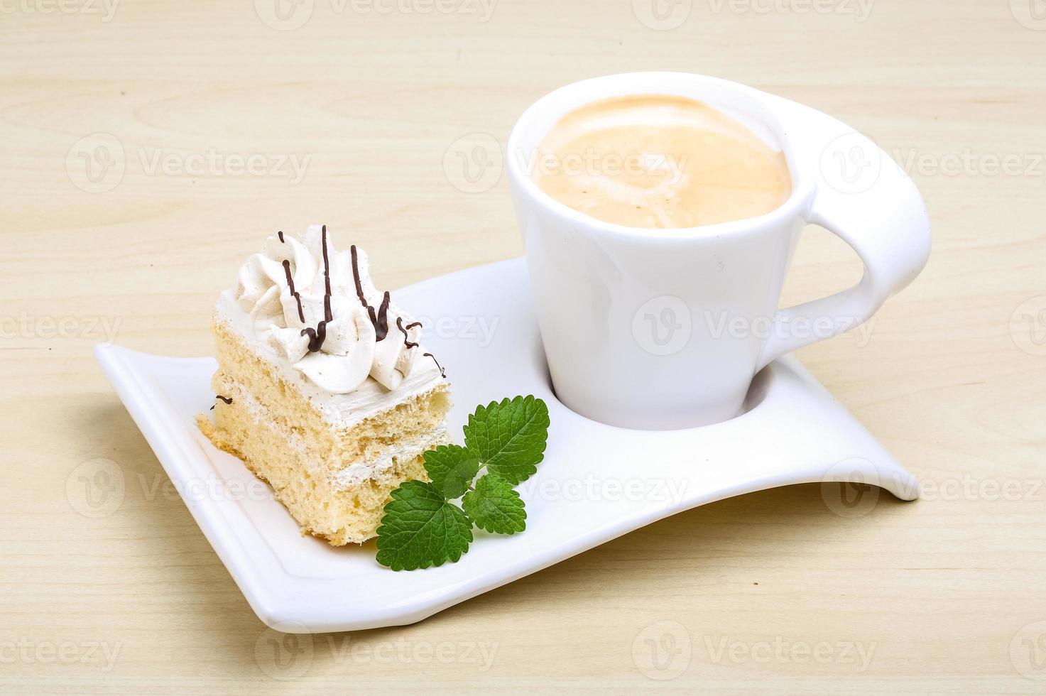Coffee with cake photo