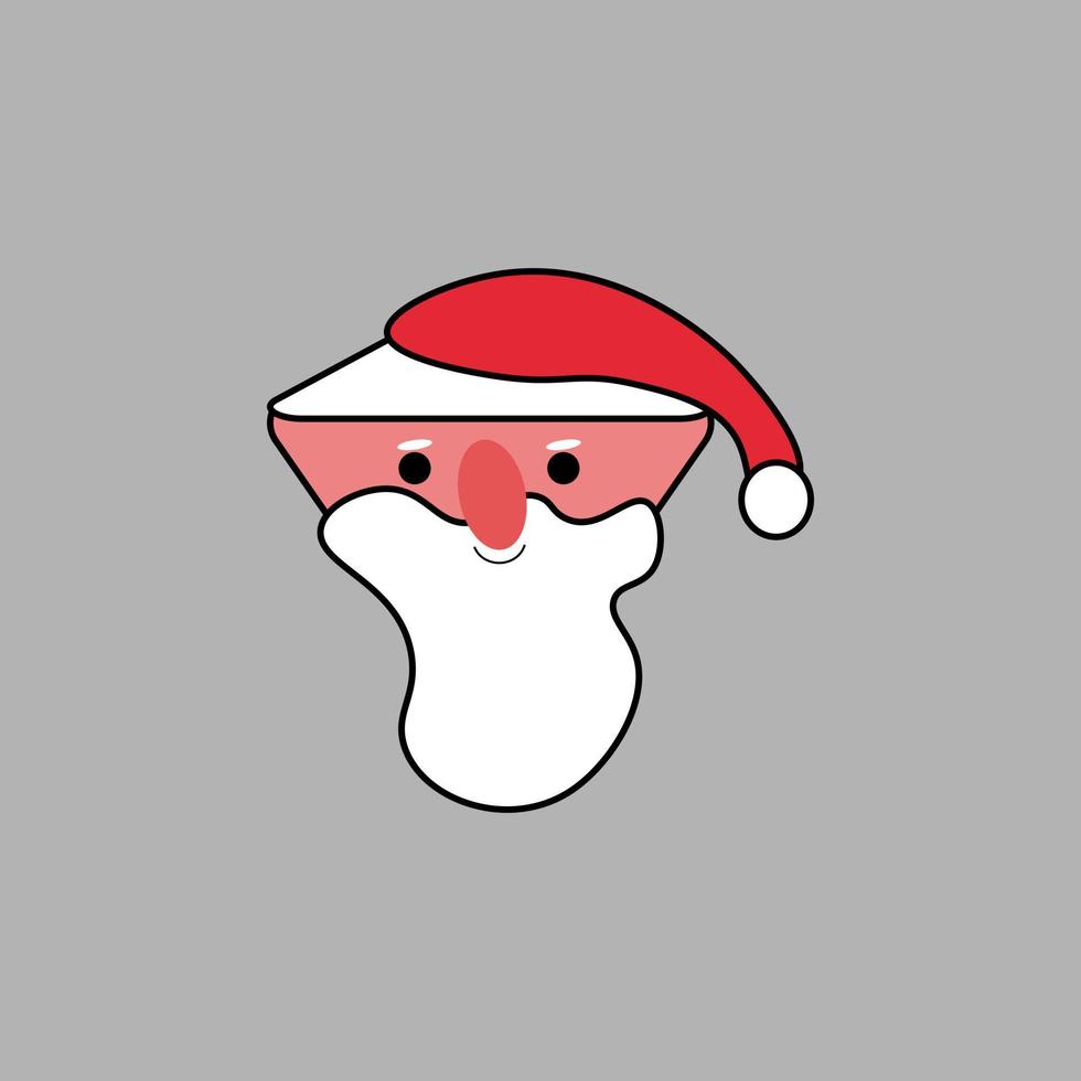 personaje de dibujos animados navidad vector