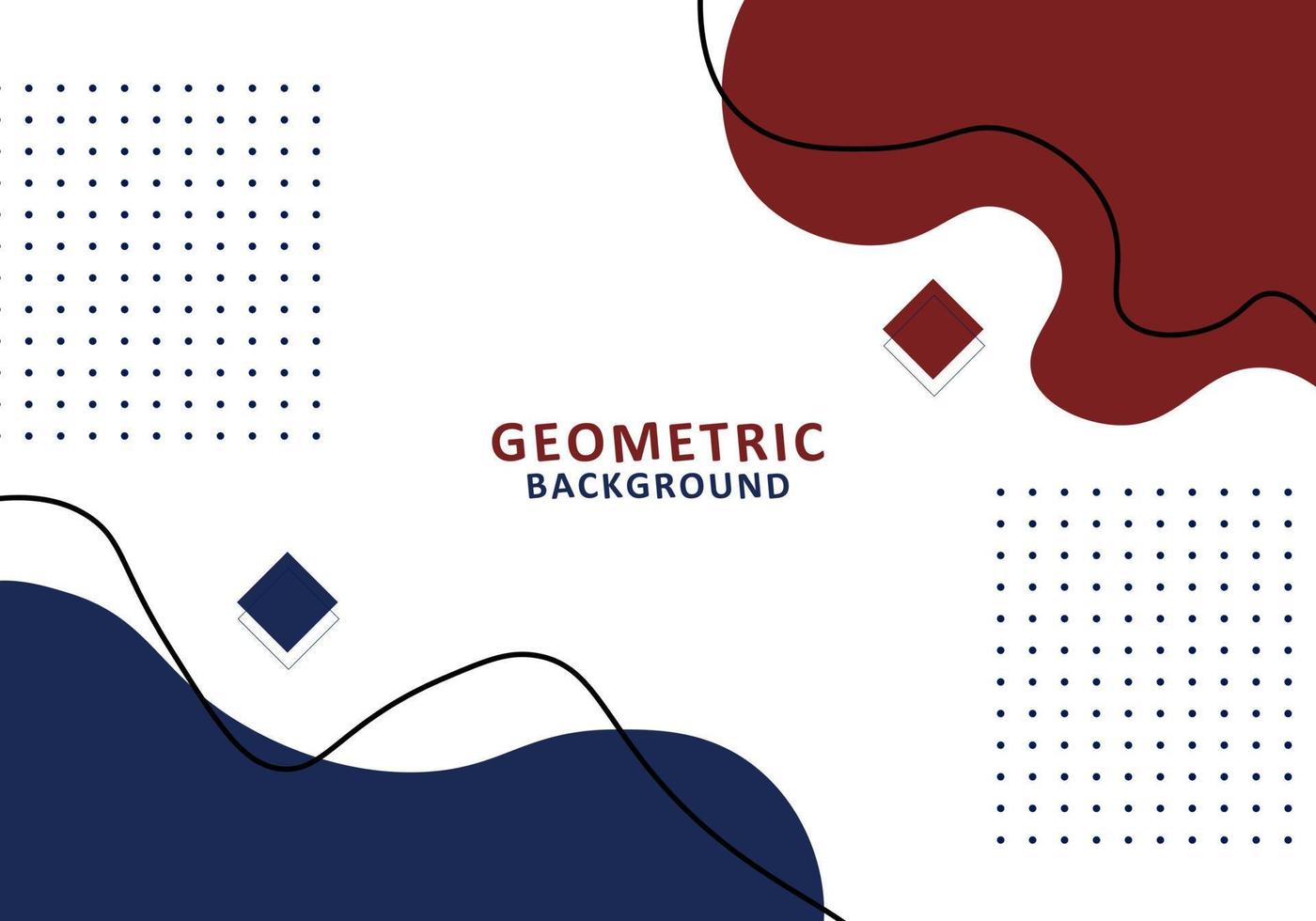 Flat geometric background. Vector illustration