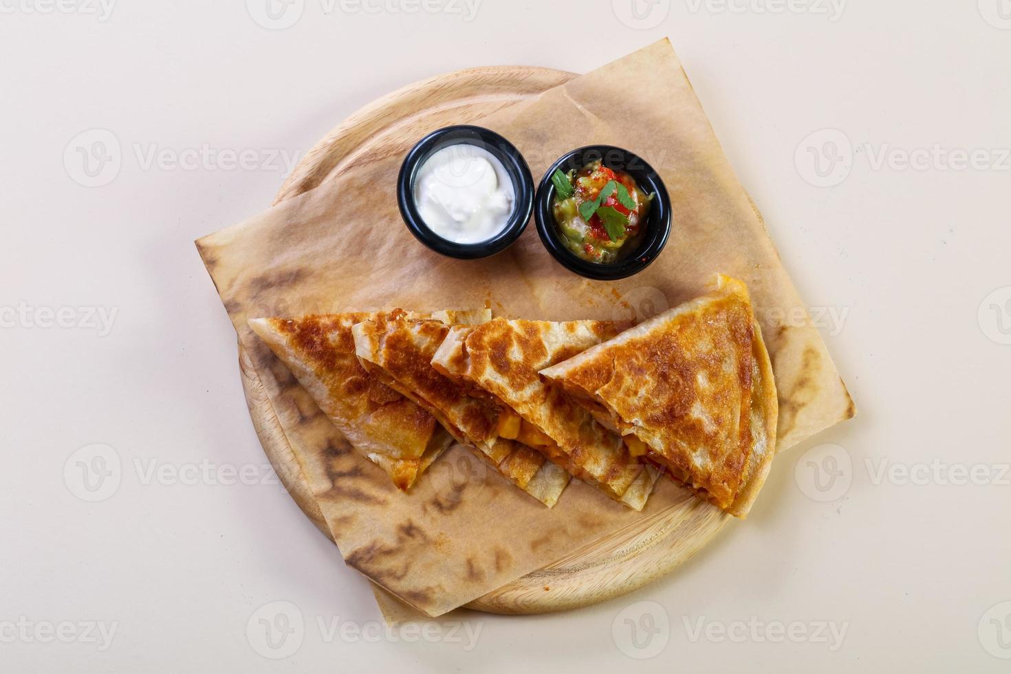 Quesadilla with chicken photo