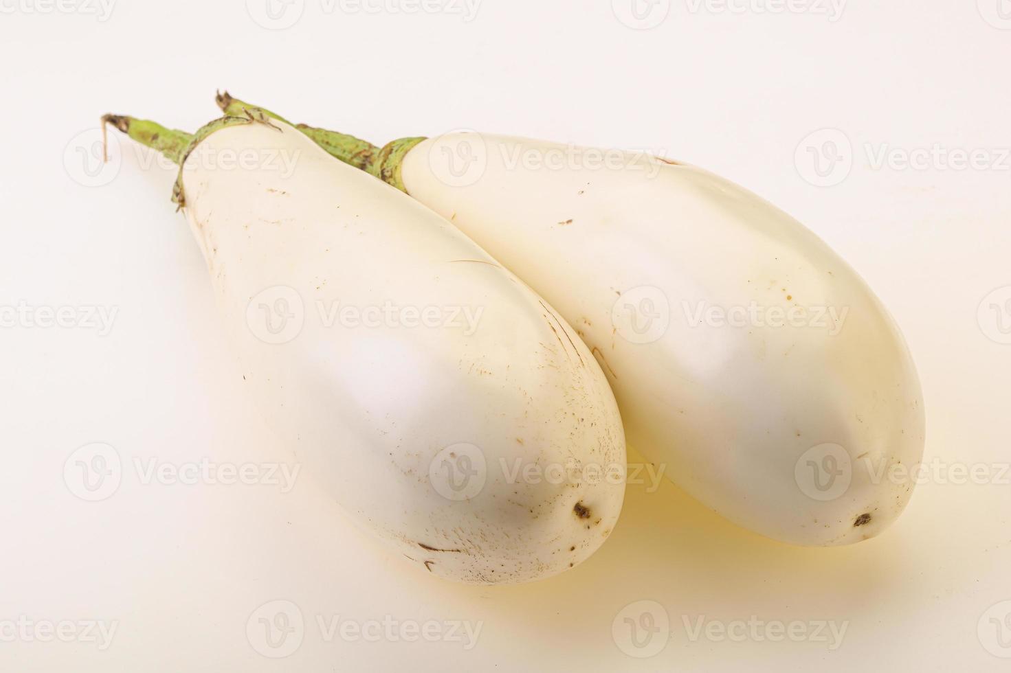 Ripe and tasty white eggplant photo