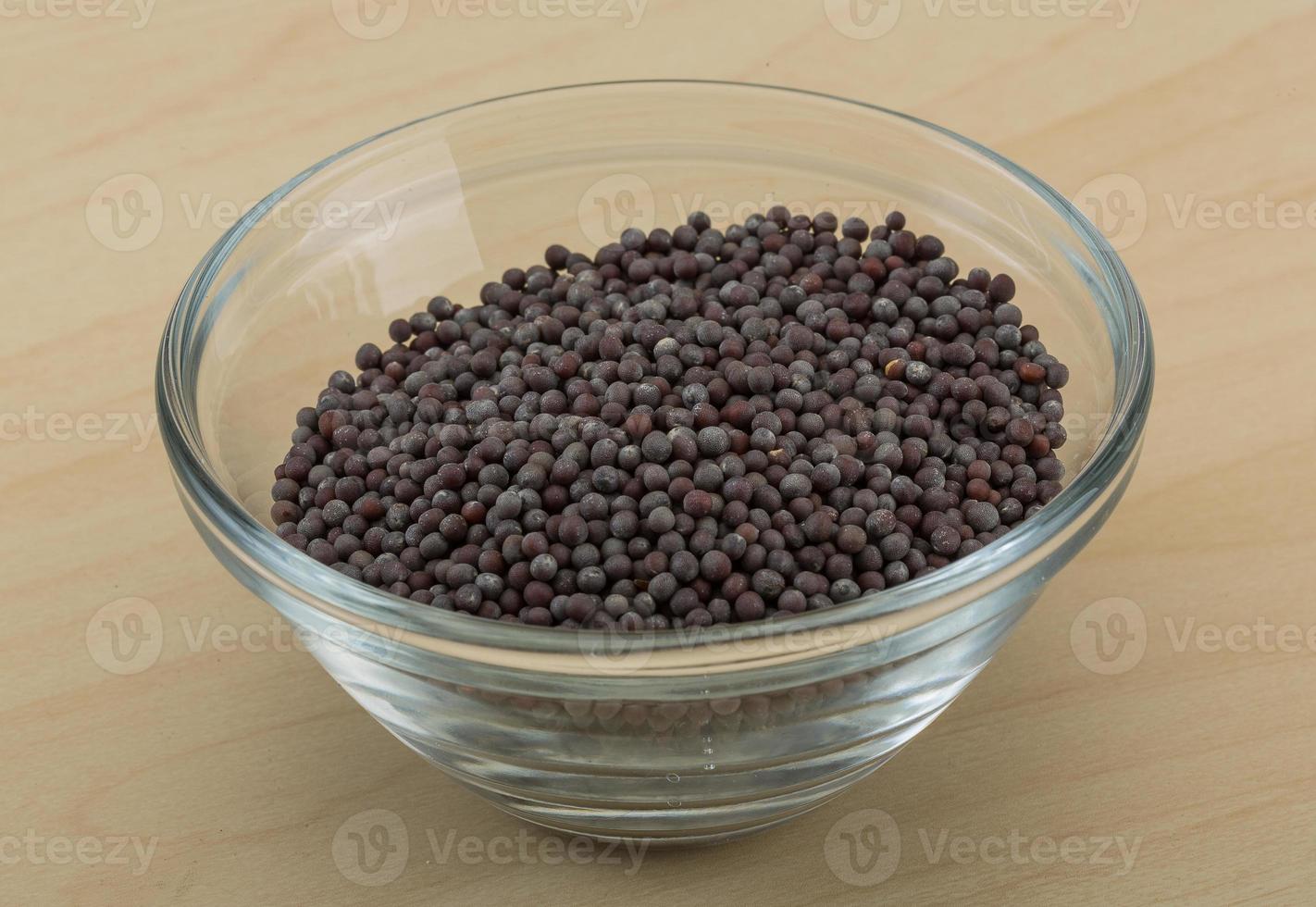 Black mustard seeds photo