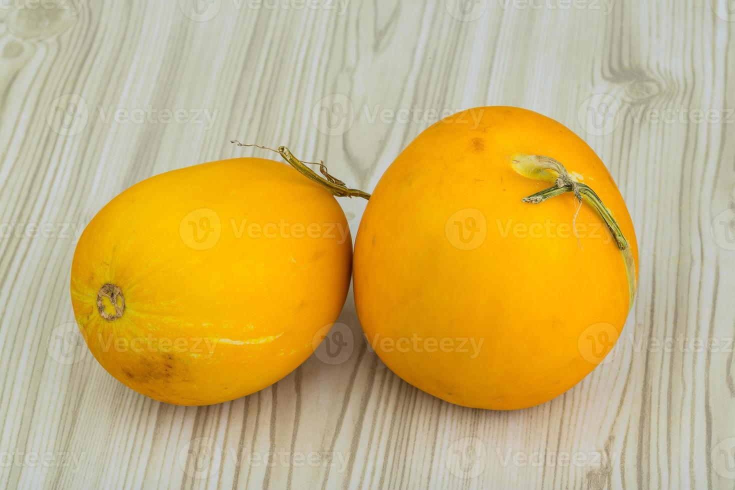 Small yellow melon photo