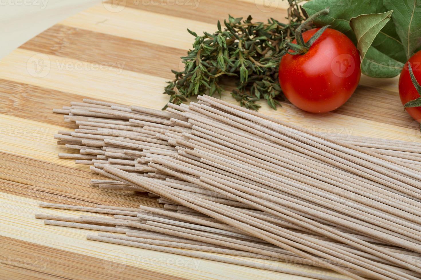 Soba - buckwheat pasta photo