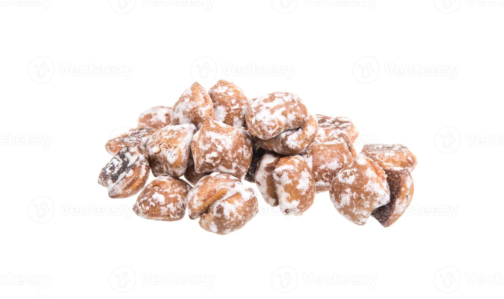 cookies isolated on white background photo