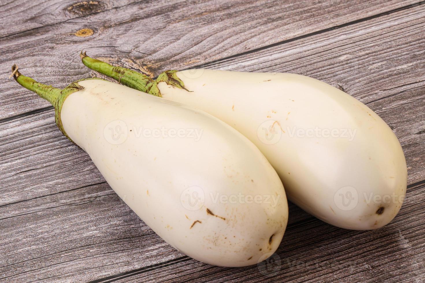 Ripe and tasty white eggplant photo