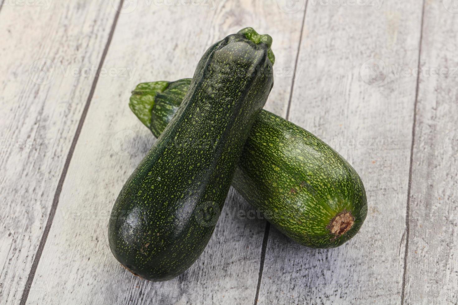 Raw ripe zucchini photo