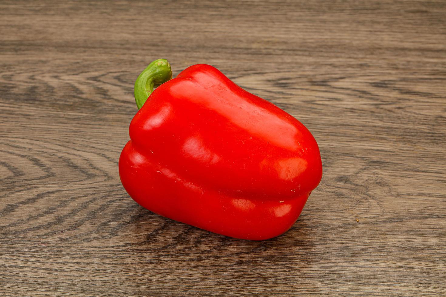 Red Bell Pepper - ripe and fresh photo