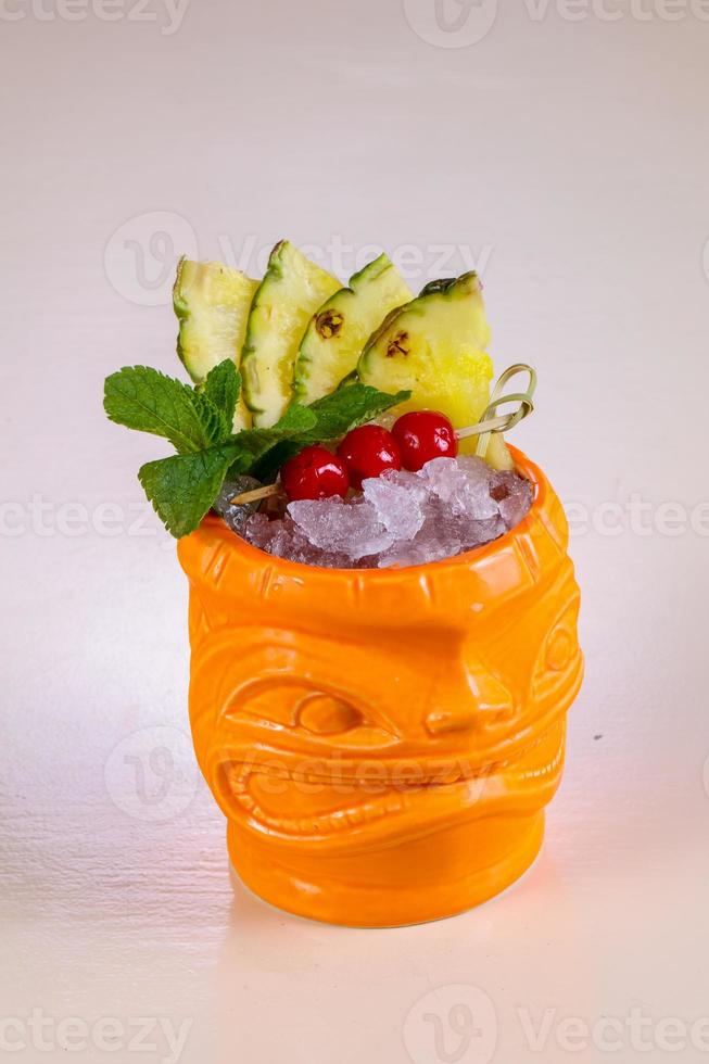 Pineapple cocktail with mint 7844802 Stock Photo at Vecteezy