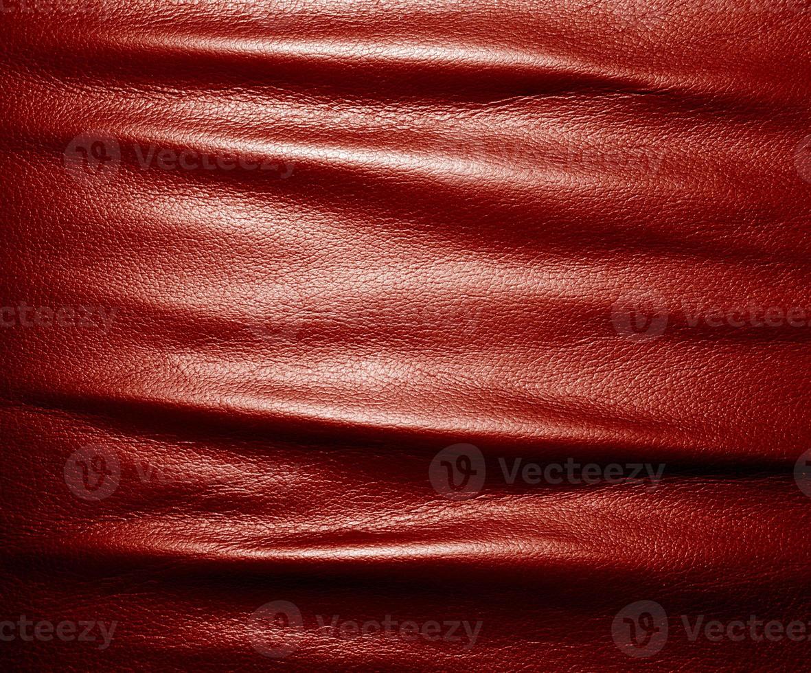 Soft wrinkled black leather. Texture or background photo