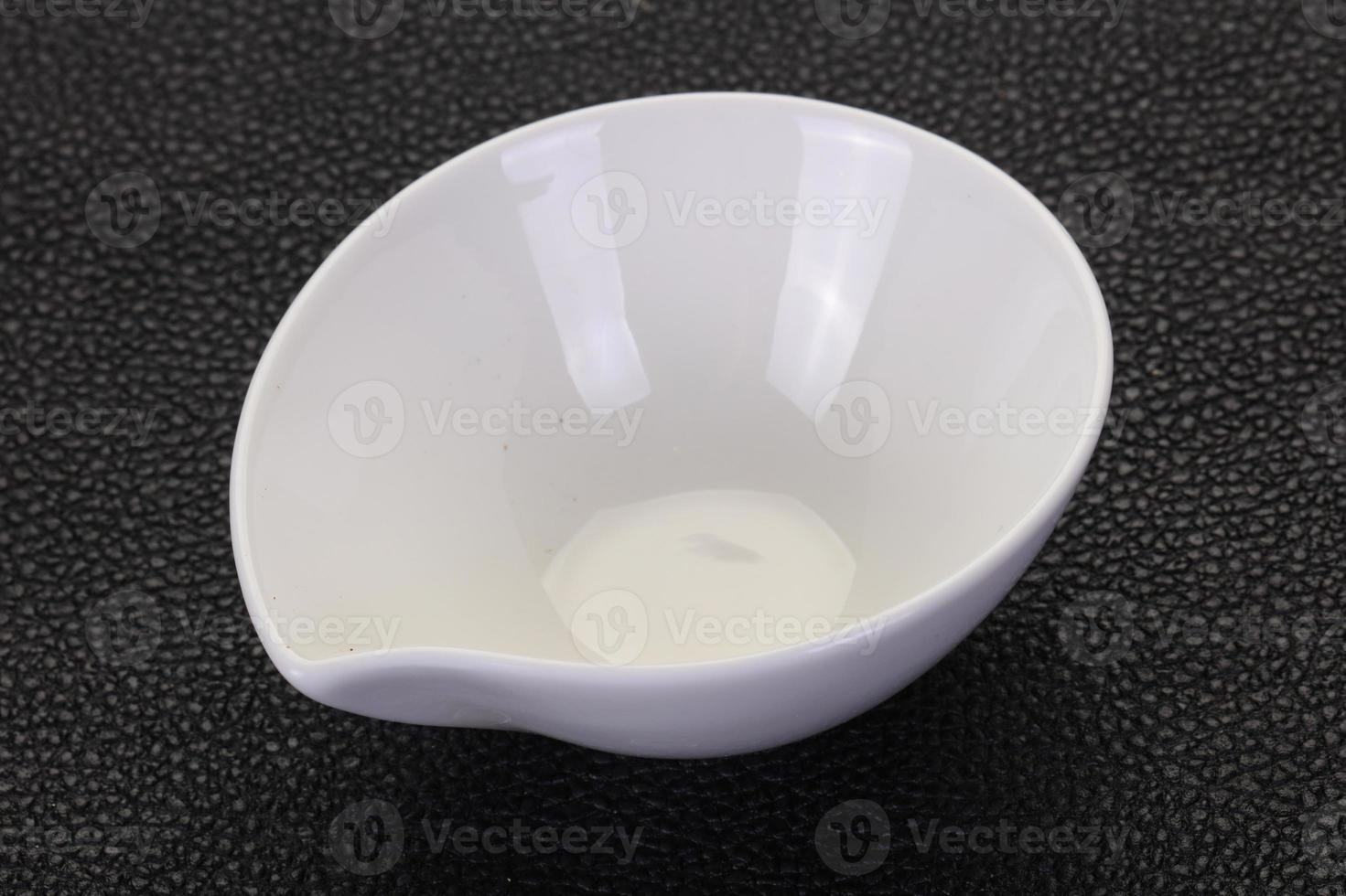 White porcelain bowl photo