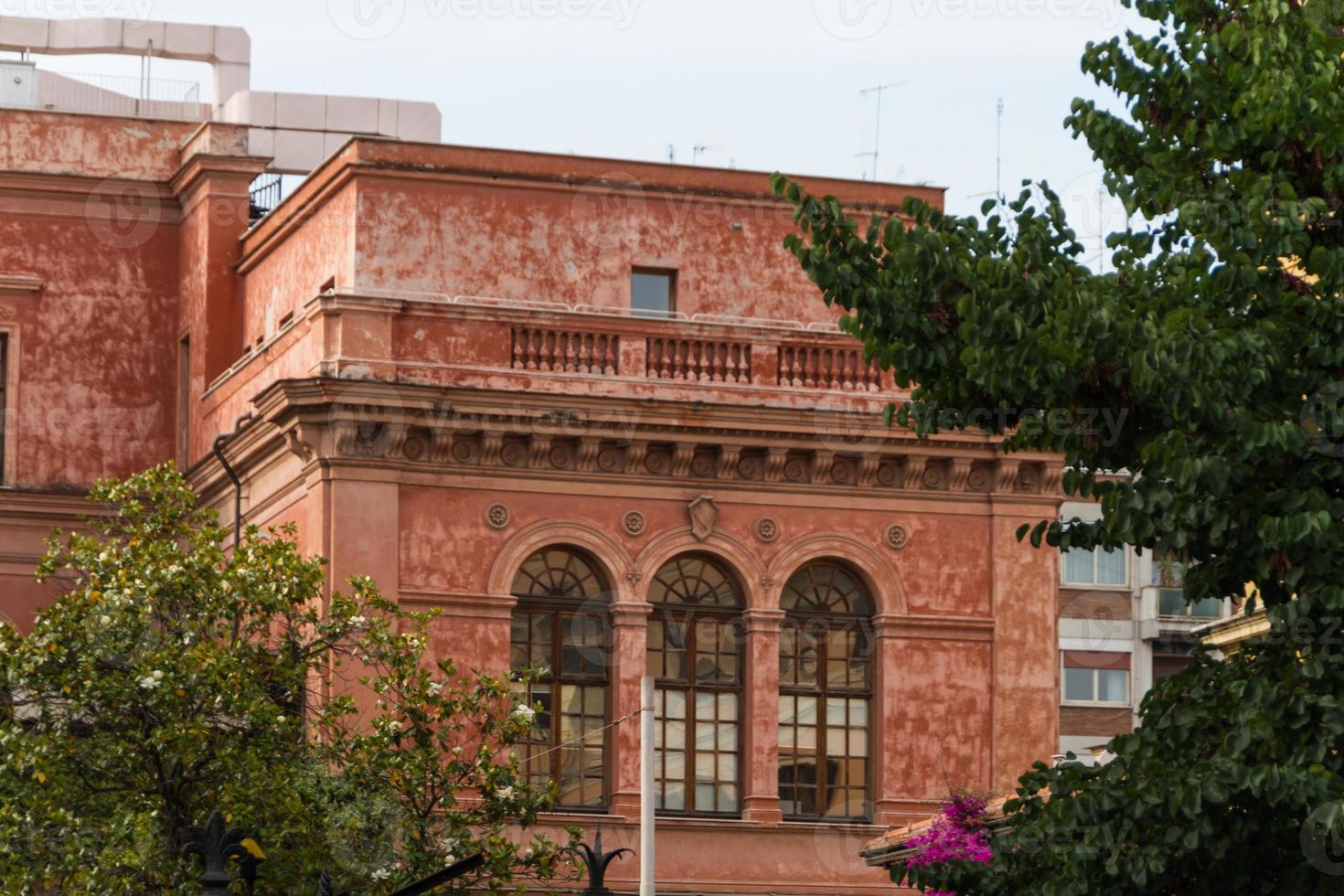 Rome, Italy. Typical architectural details of the old city photo