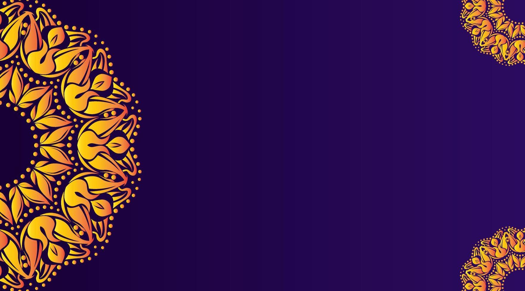 simple background, with mandala decoration vector