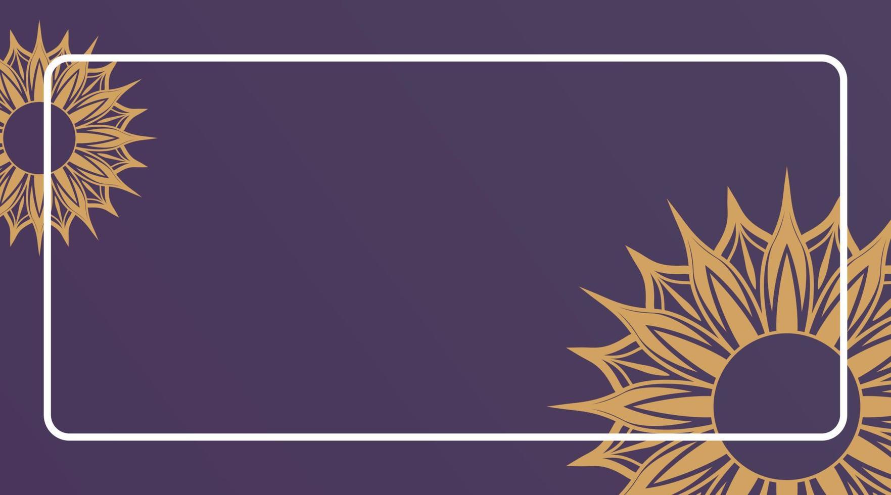 simple background with round decoration vector