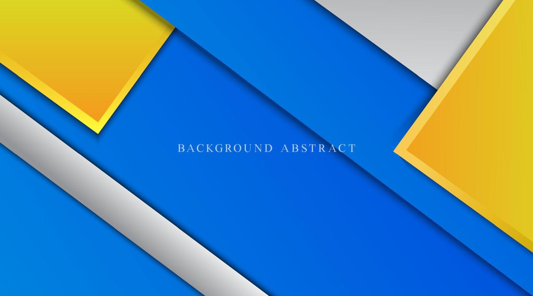 vector design, abstract background, white blue and yellow