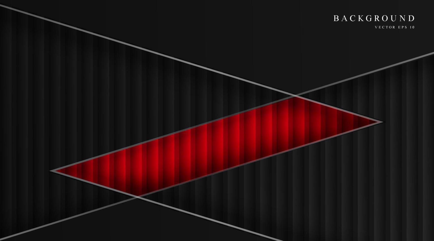 fondo abstracto, negro y rojo, diseño vectorial vector