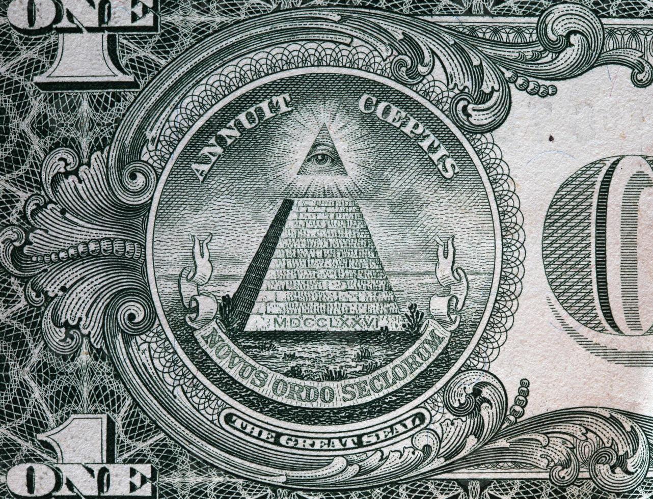 Dollar bill detail photo