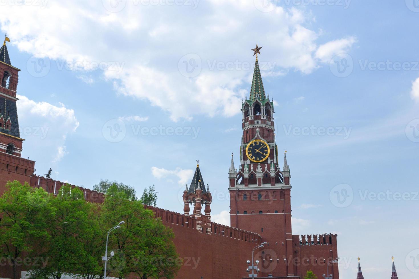 Spasskaya tower on Red Square photo