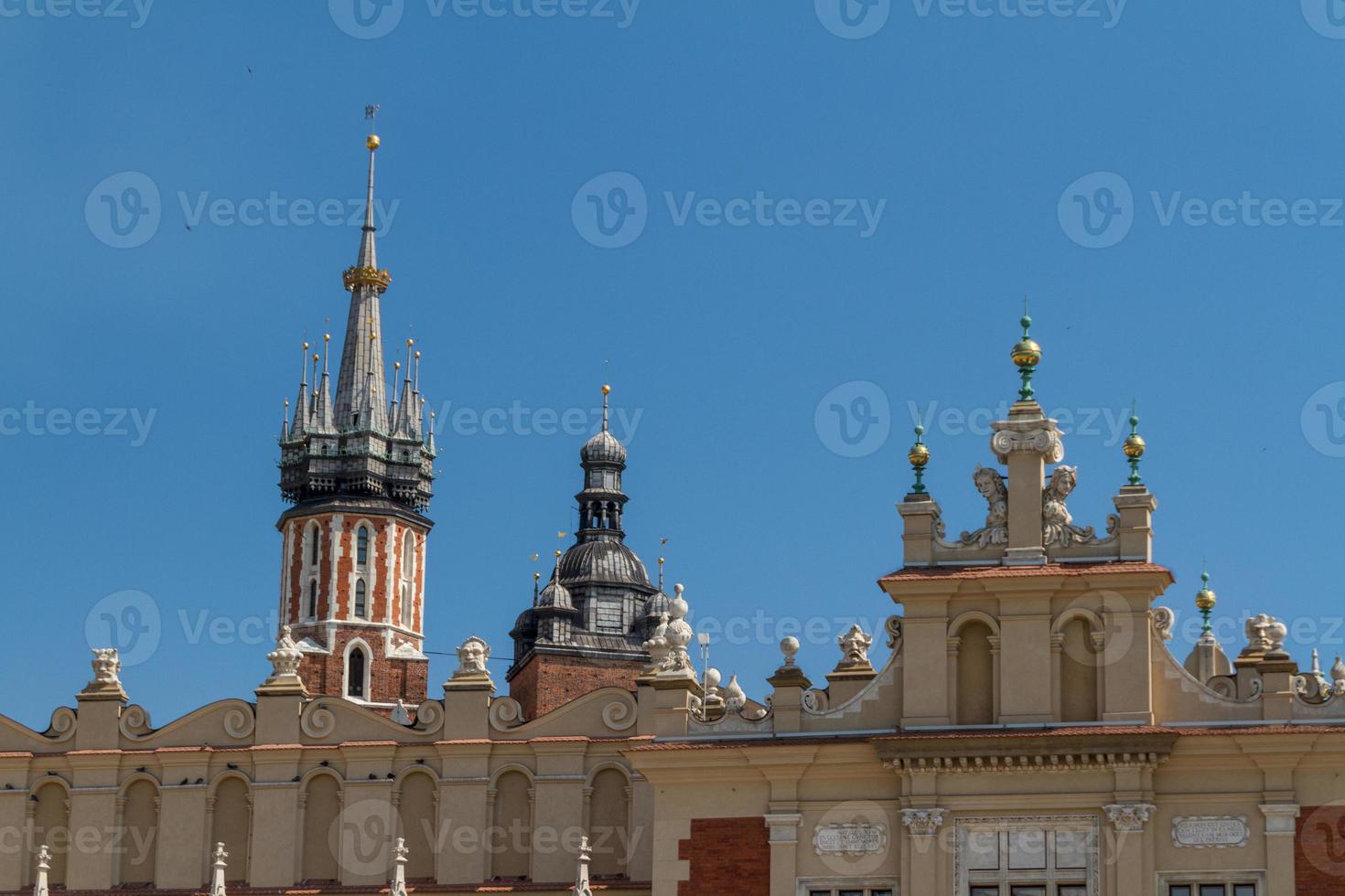 Sukiennice building in Krakow, Poland photo