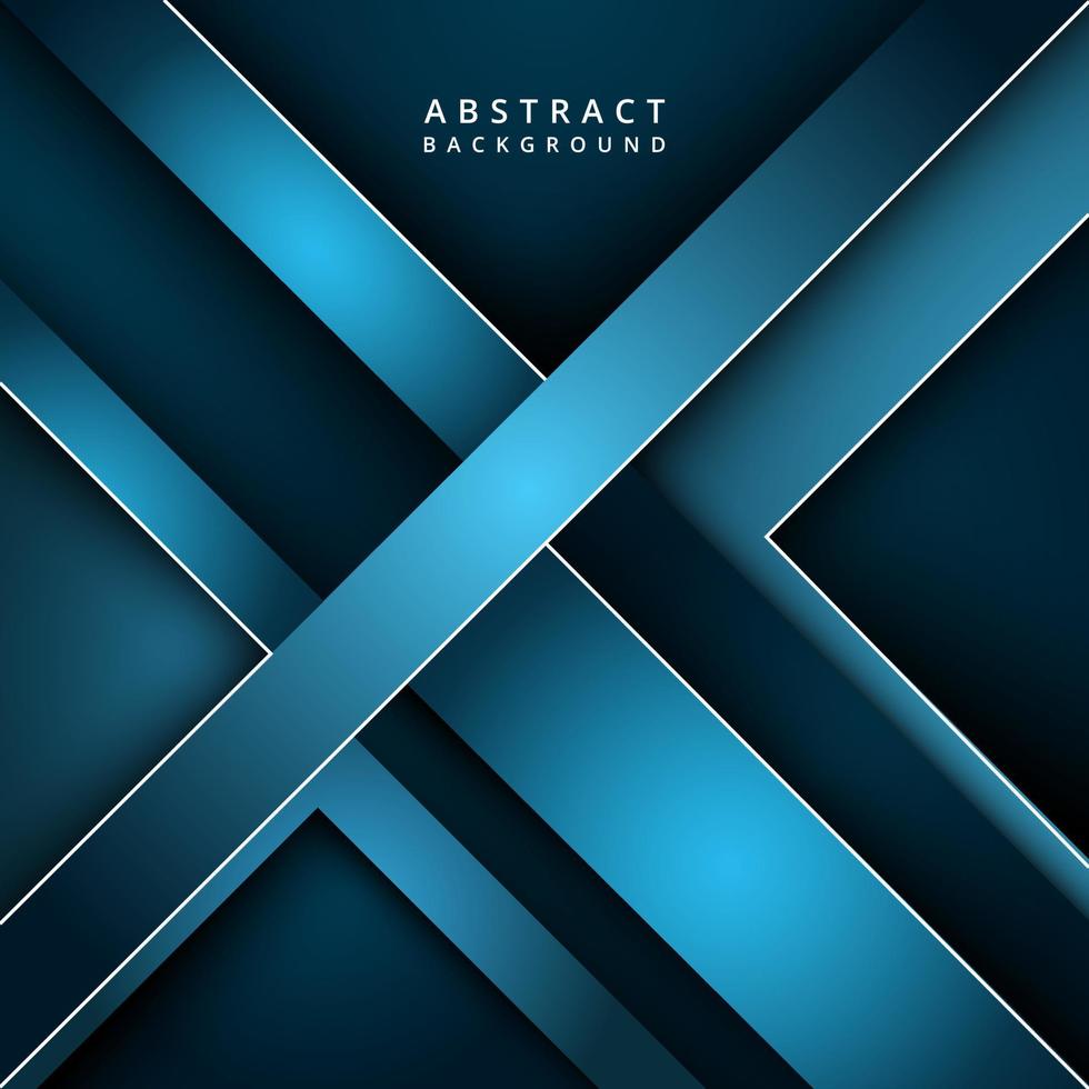 Abstract Blue Background Geometric Shape. vector