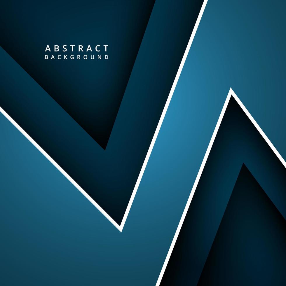 forma geométrica de fondo azul abstracto. vector