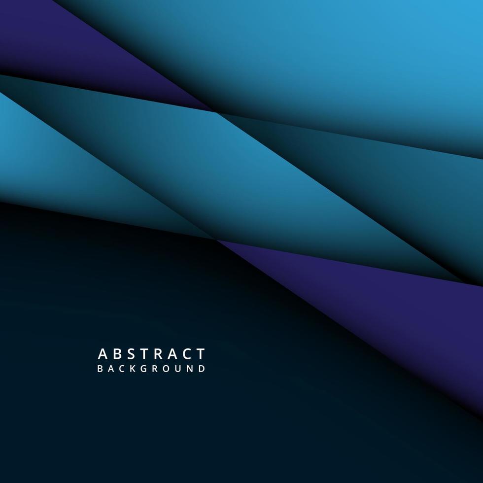 Abstract Blue Background Geometric Shape. vector
