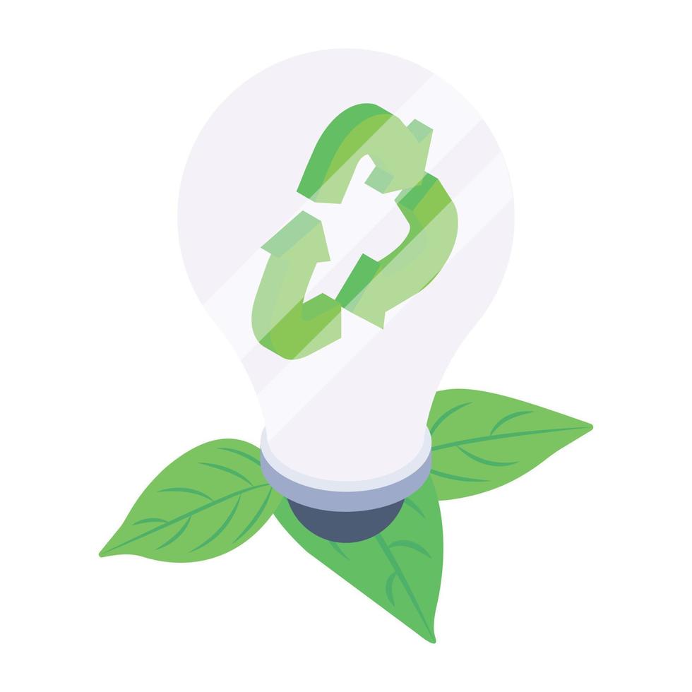 An isometric vector of a plant