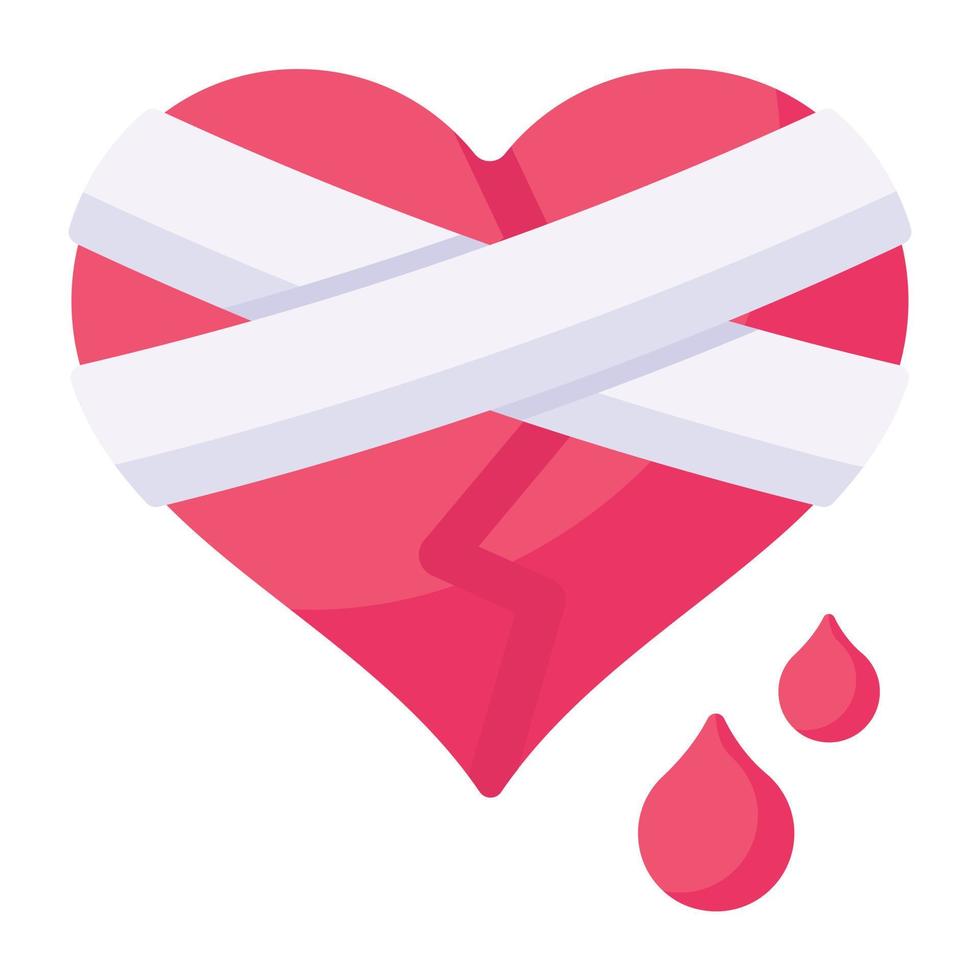 Get this handy flat icon of valentine surprise vector