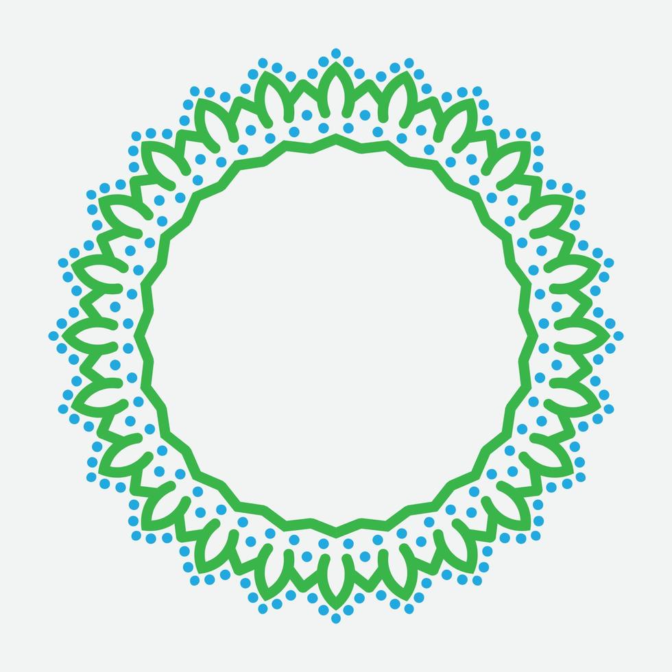 decorative round frames for design with floral ornaments. Circle frame. Templates for printing postcards, invitations, books, for textiles, engraving, wooden furniture, forging. vector