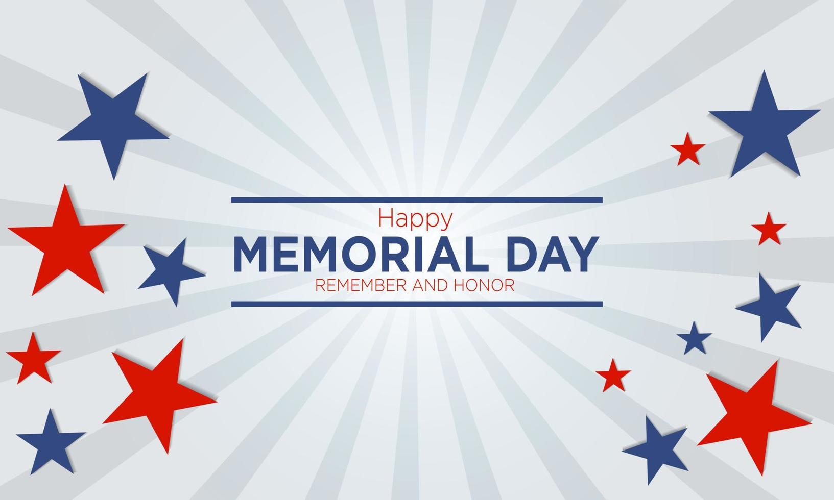 Vector Memorial Day Remember and Honor Background Usa memorial day celebration