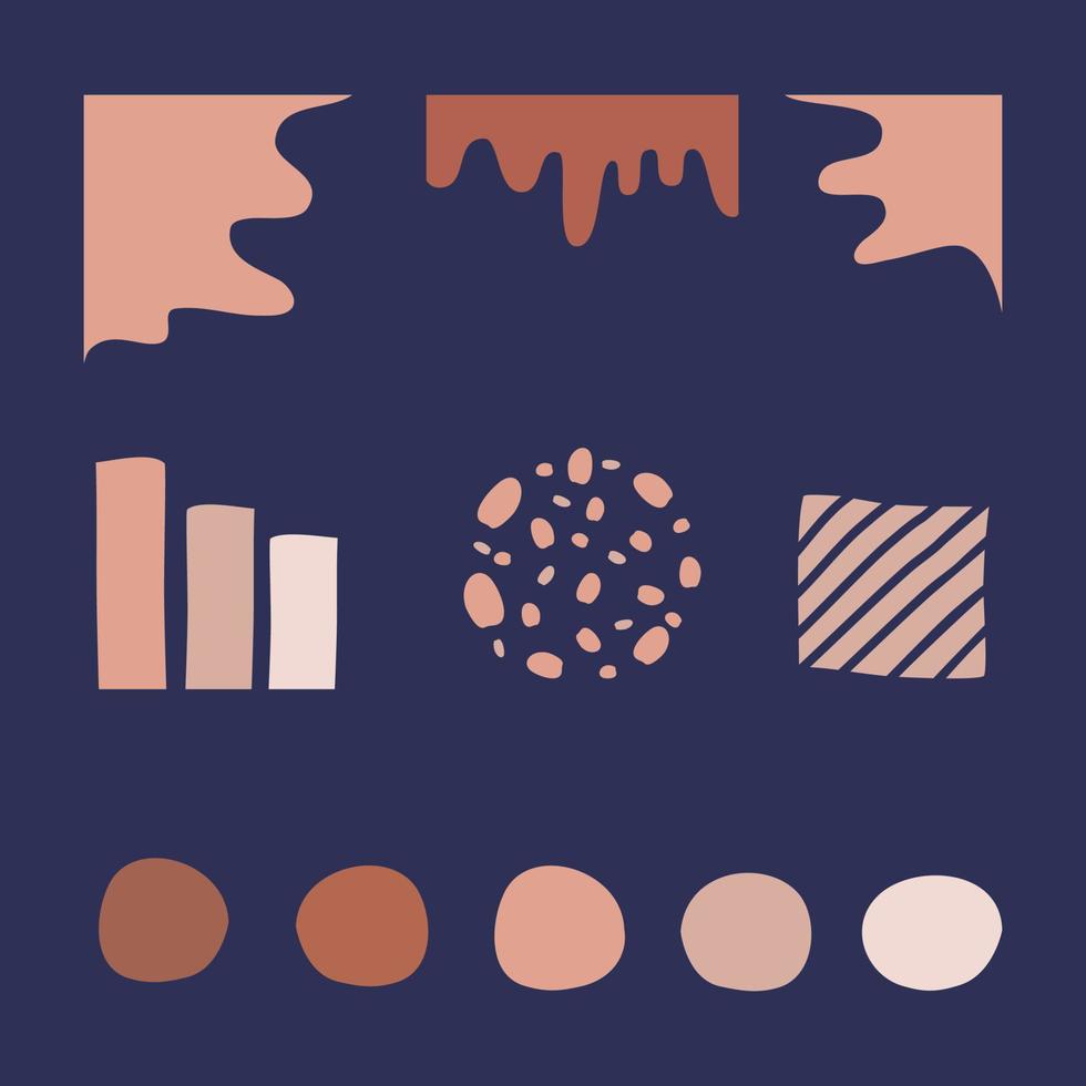 Hand drawn doodle element art vector