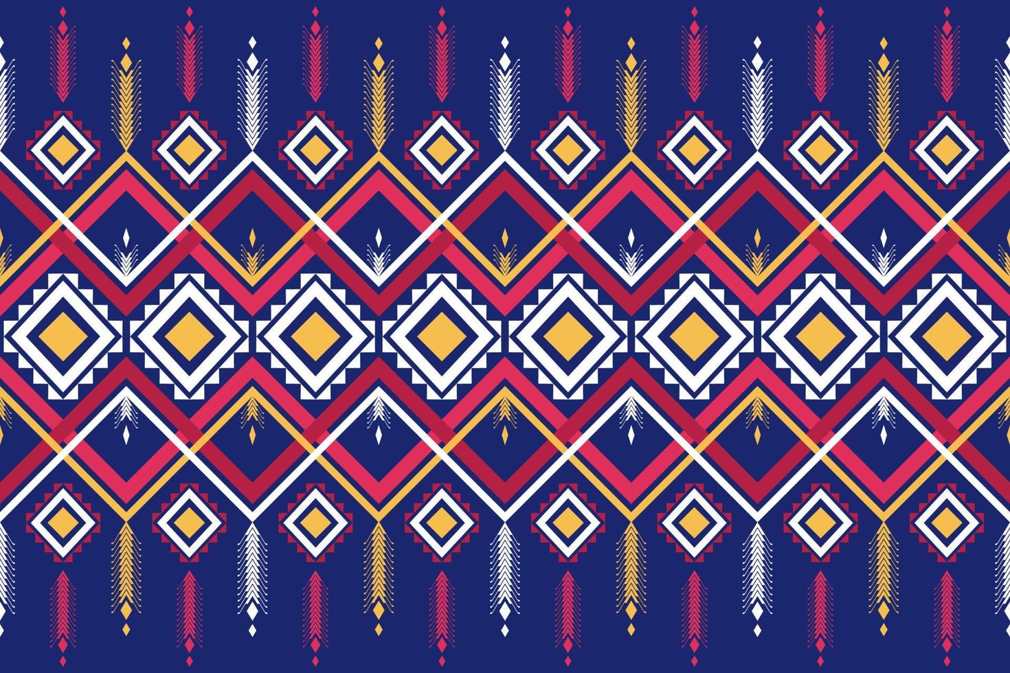 Geometric ethnic pattern traitional design for background. vector