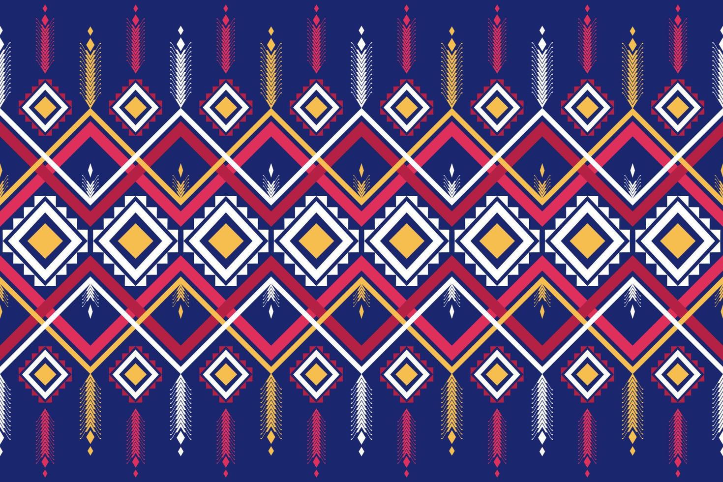 Geometric ethnic pattern traitional design for background. vector