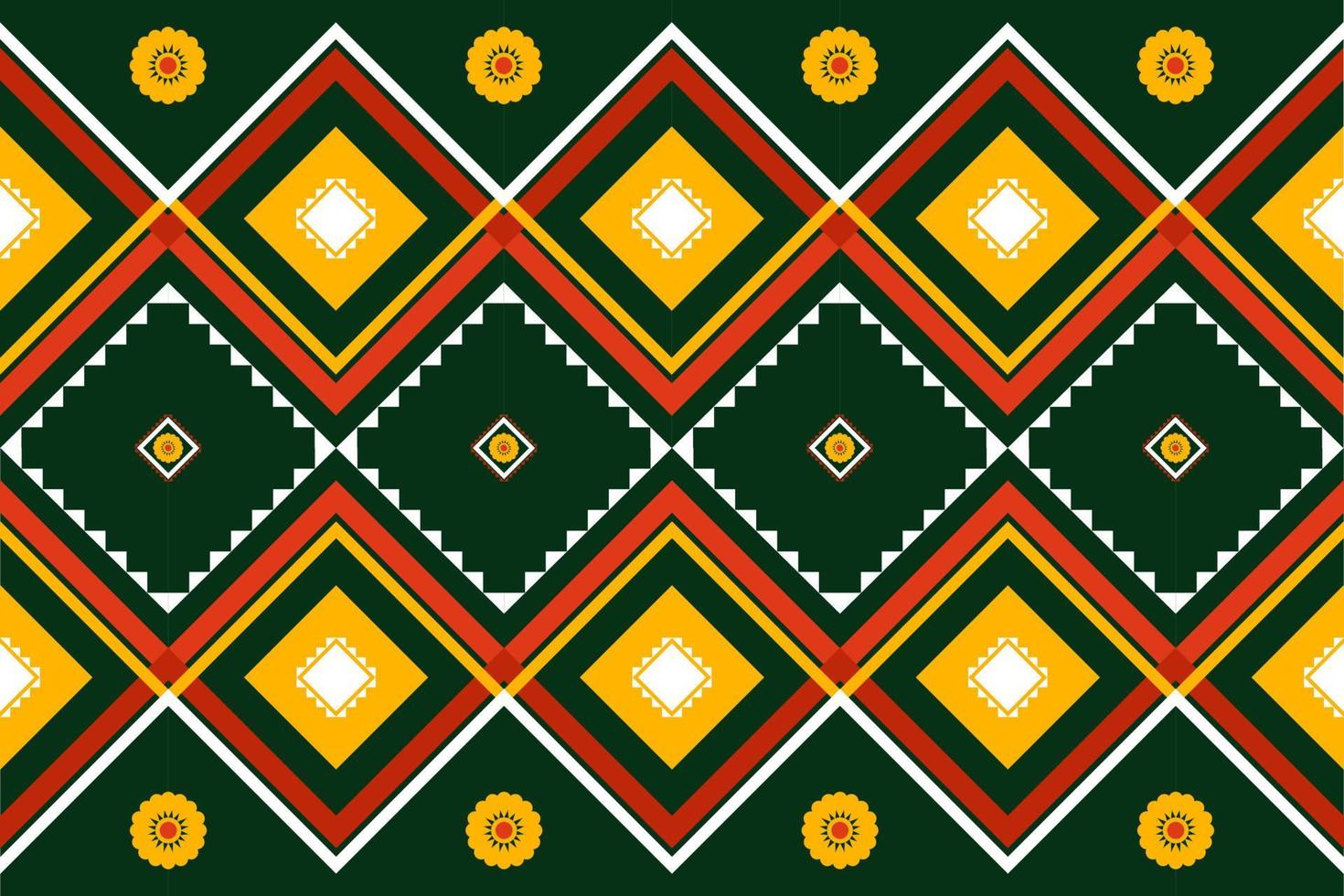 Ethnic pattern traitional design for background. vector