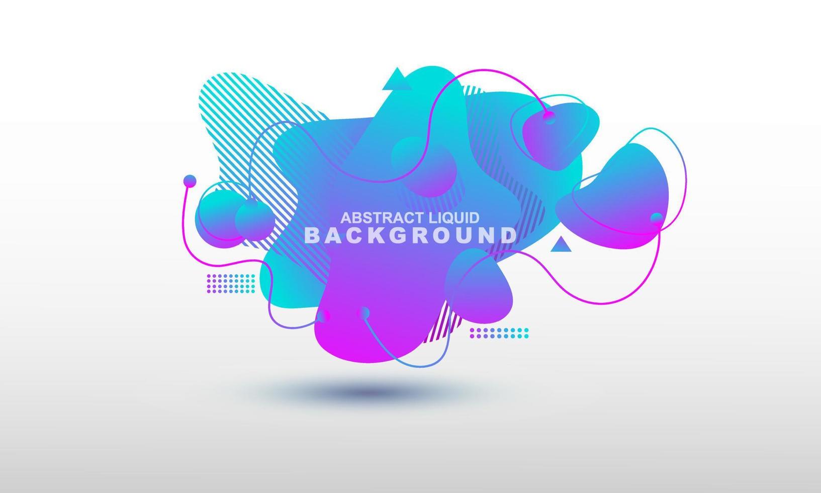 Abstract modern graphic elements. Dynamical colored forms and line. Gradient abstract banners with flowing liquid shapes. Template for the design of a logo, poster or presentation. vector