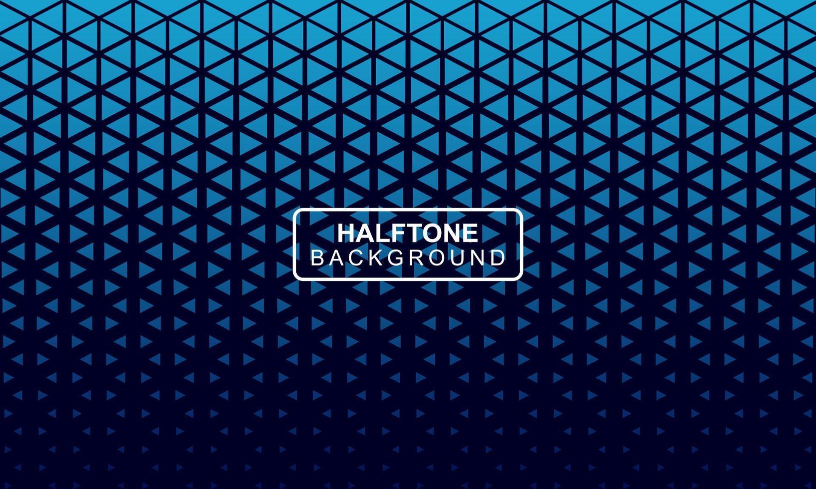 Diamond shape gradient blue halftone background. Halftone abstract texture vector