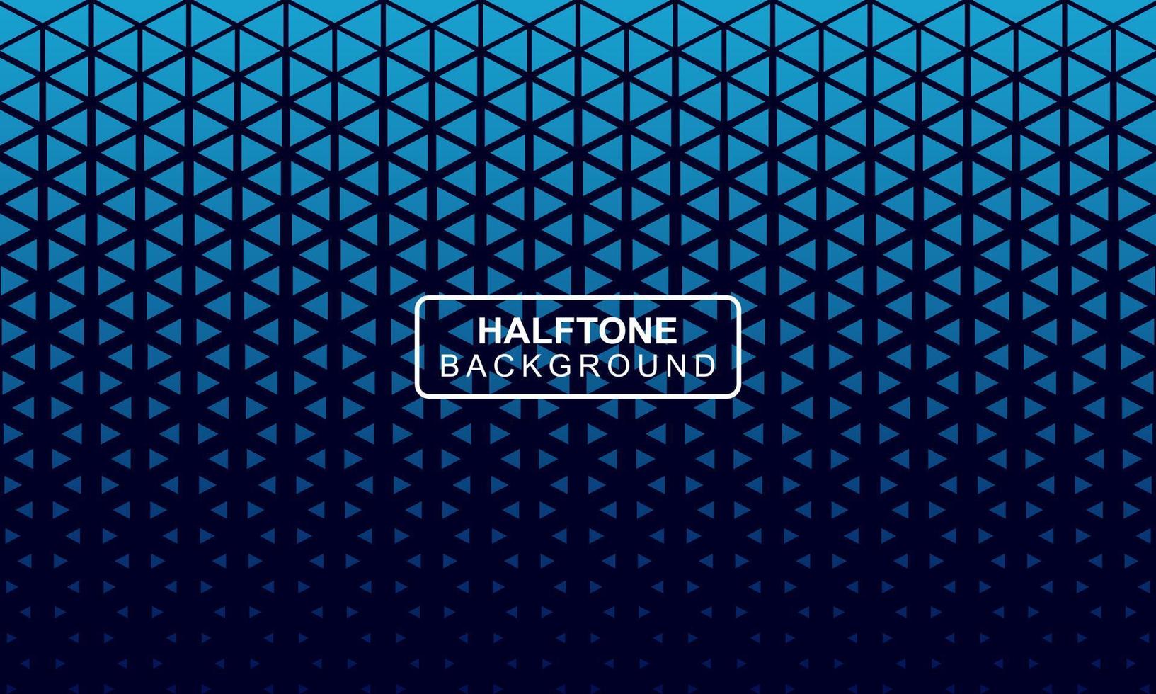 Diamond shape gradient blue halftone background. Halftone abstract texture vector