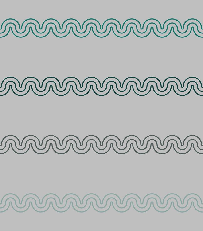 Pattern of half circle shape as wave suitable for background or wallpaper vector