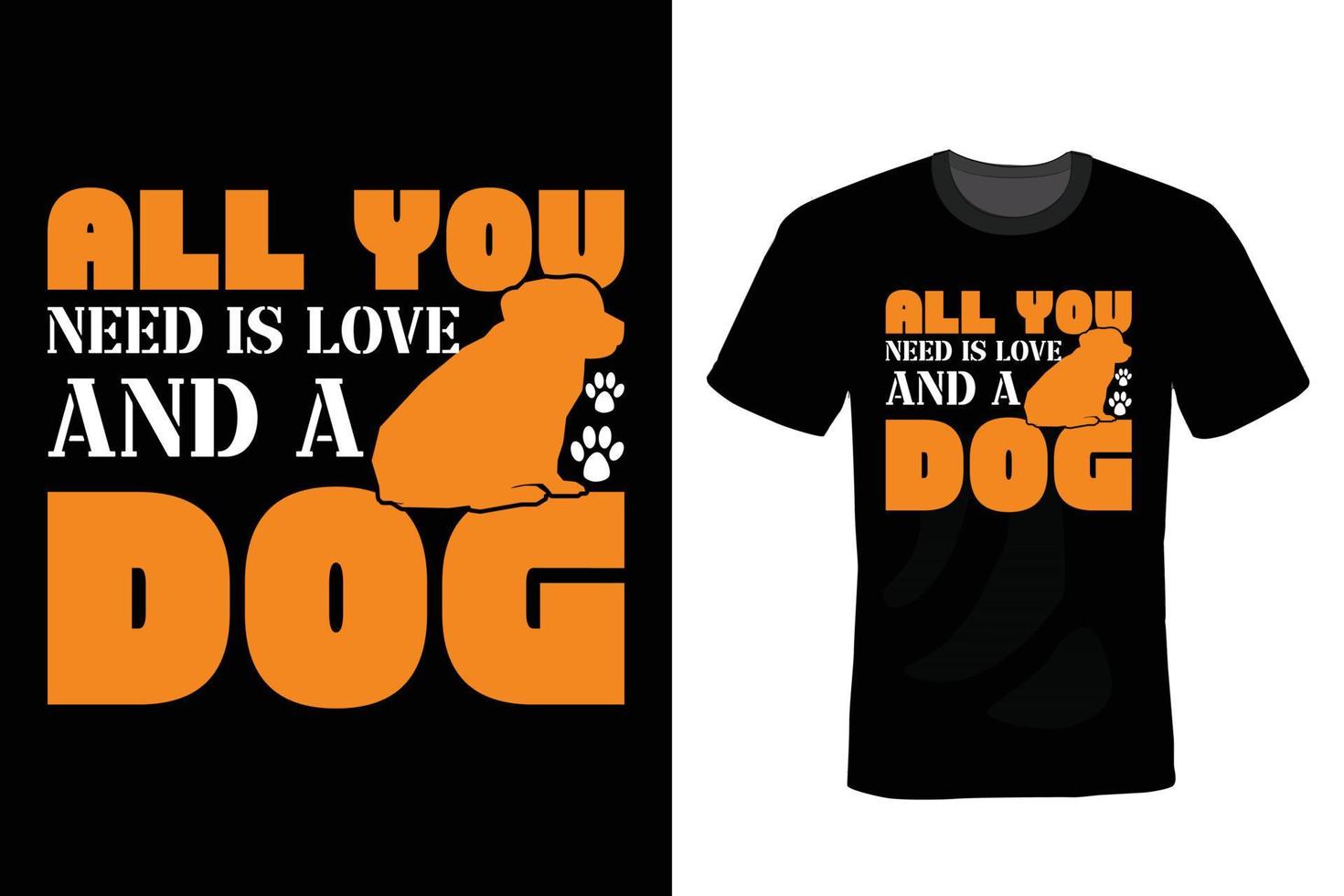 Dog T shirt design, vintage, typography vector