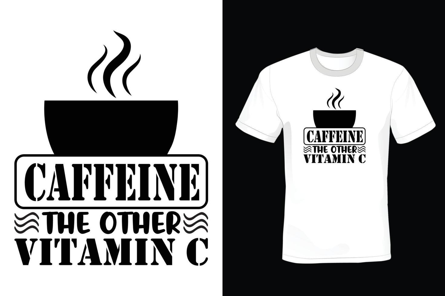 diseño de camiseta de café, vintage, tipografía vector