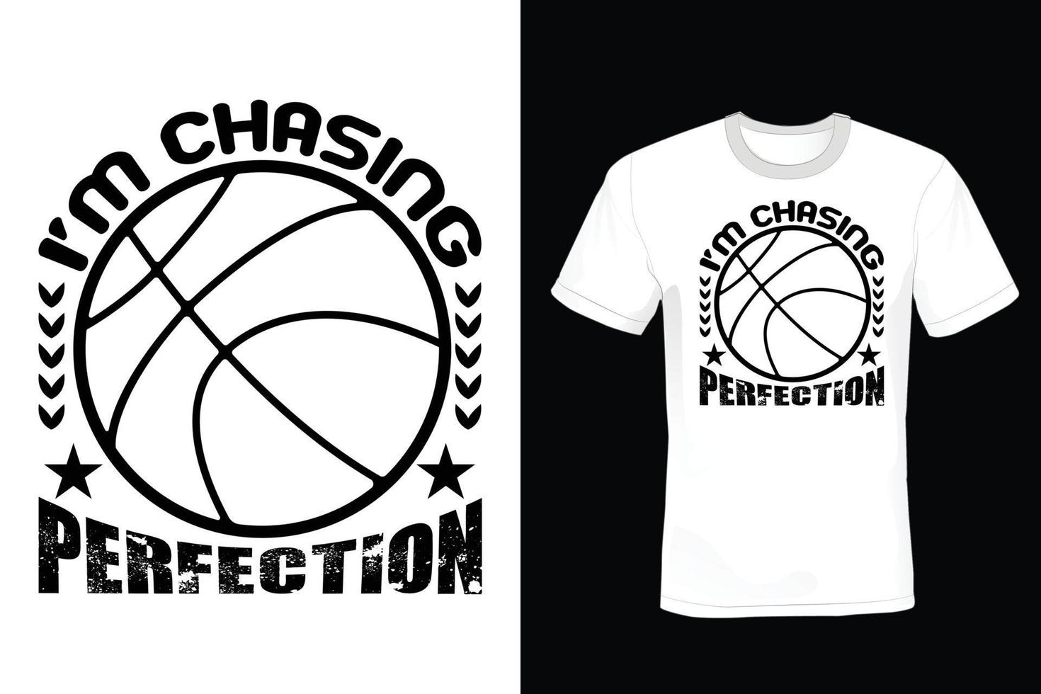 Basketball T shirt design, vintage, typography vector