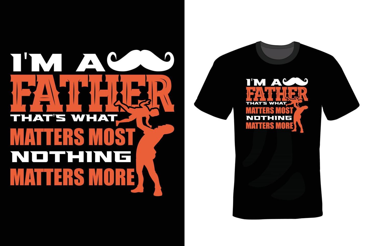 Father T shirt design, vintage, typography vector