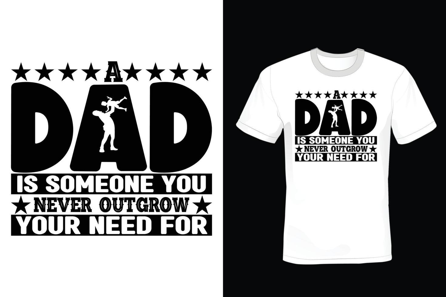Father T shirt design, vintage, typography vector